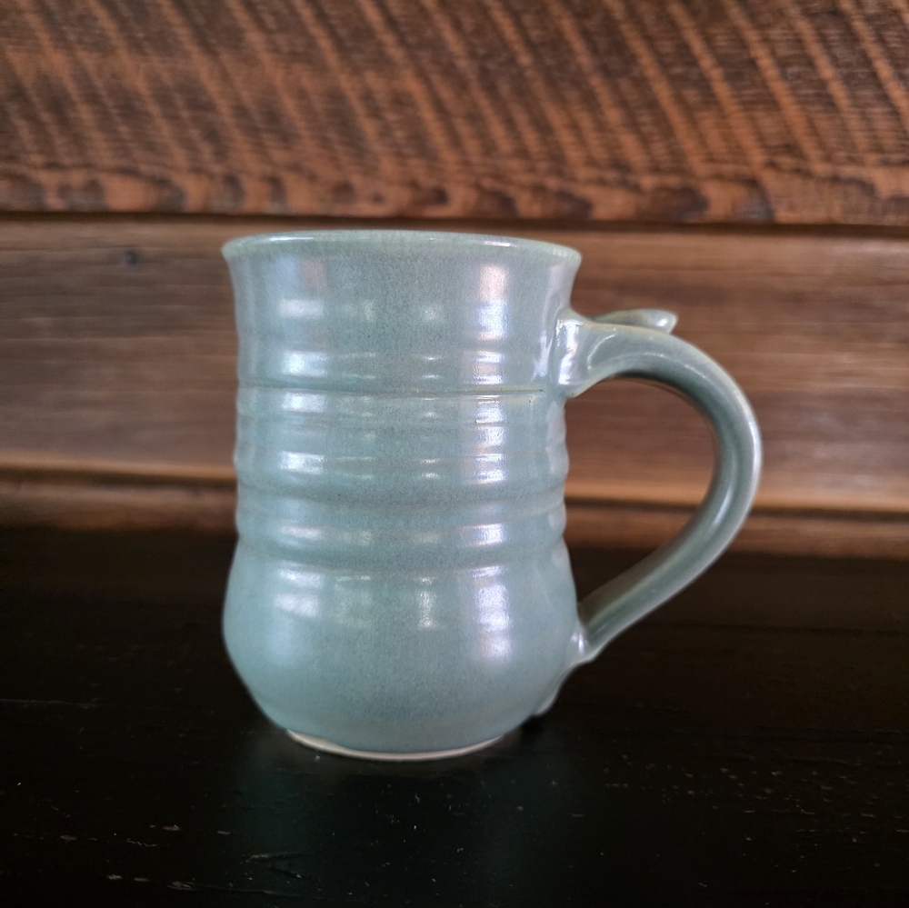 Ailsa Craig, Canada, Hobbiest Mug, Tea, Coffee, Aqua Blue Green